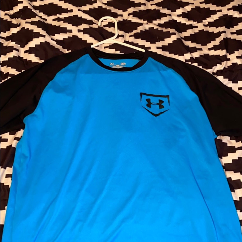 Under armor baseball 3 quarter sleeve